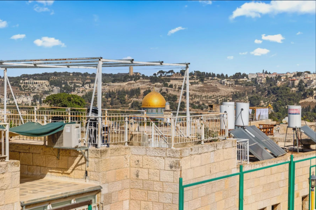 The view from our apartments- among the tallest roofs in the Old City of Jerusalem!