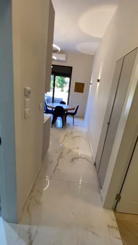 Interior hallway at the 2 bedroom KKL Shaarei Chessed vacation rental
