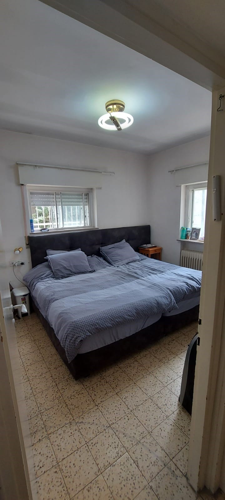 Bedroom in the Old City family apartment near the Kotel