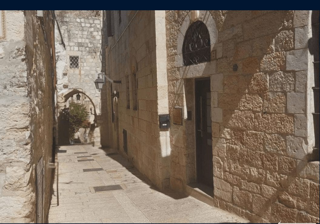 Historic stone exterior within the Jerusalem Old City trophy portfolio